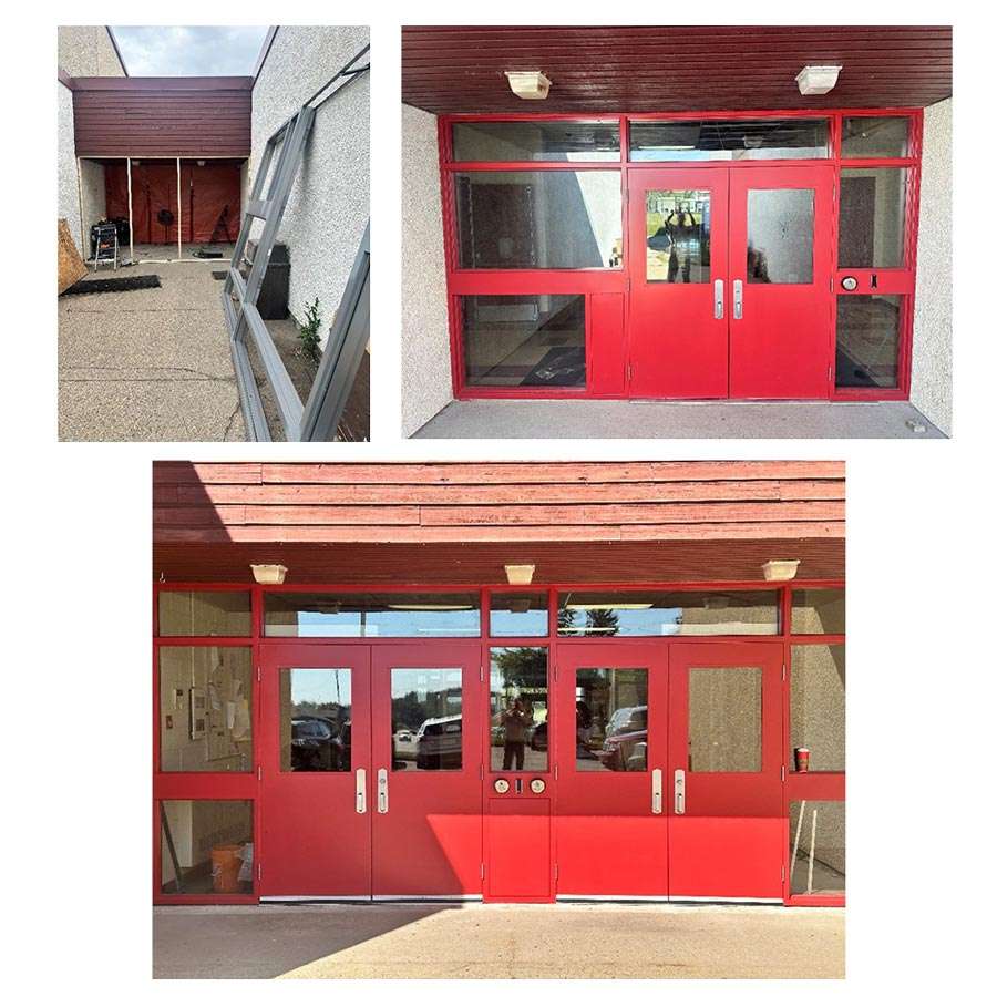 School Security Door and Locks Installed by Alberta Lock Solid in Edmonton, AB